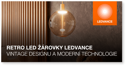 Retro LED žárovky LEDVANCE – Vintage design a úsporný provoz - Czechia LEDVANCE e-shop