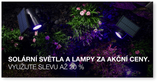Solární světla a lampy za akční ceny. Využijte slevu až 20 % - Czechia LEDVANCE e-shop