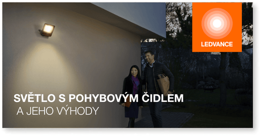 Světlo s pohybovým čidlem a jeho výhody - LEDVANCE e-shop