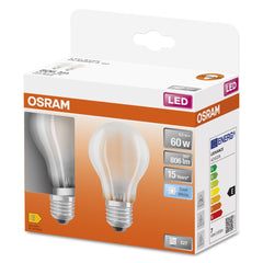 4058075435384 - 2 ks filamentová žárovka LED STAR A E27 6.5W, studená bílá - Žárovka - LEDVANCE e - shop