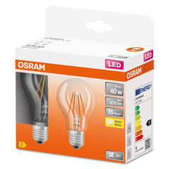 4058075330214 - 2 ks filamentová žárovka LED STAR CLASSIC E27 4W teplá bílá - Žárovka - LEDVANCE e - shop