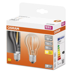 4058075330191 - 2 ks filamentová žárovka LED STAR CLASSIC E27 6.5W, teplá bílá - Žárovka - LEDVANCE e - shop