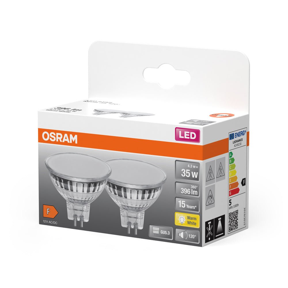 4099854098970 - 2 ks LED bodovka GU5.3 STAR 4.3 W, teplá bílá - Žárovka - LEDVANCE e - shop