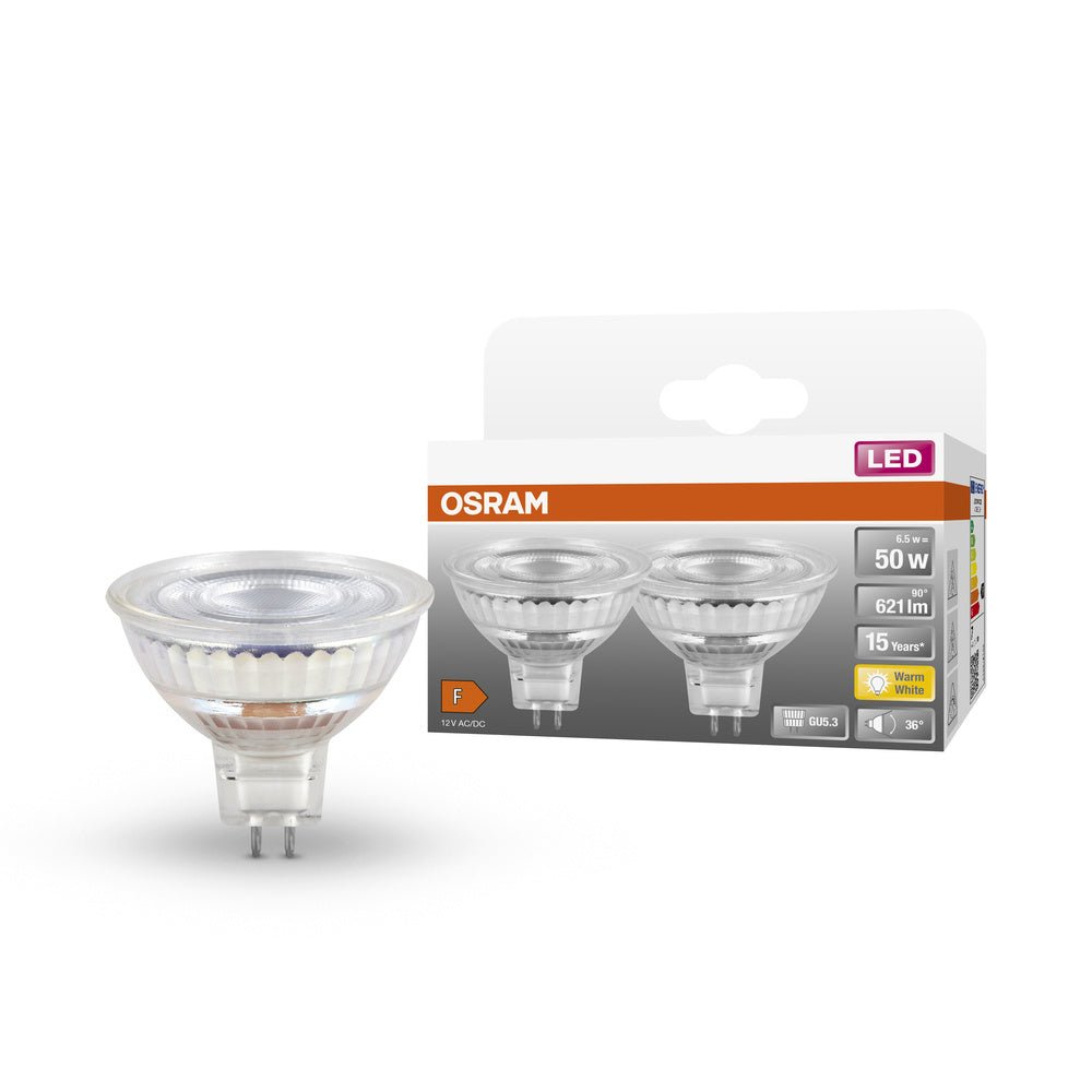 4099854115356 - 2 ks LED bodovka GU5.3 STAR 6.5 W PAR16, teplá bílá - Žárovka - LEDVANCE e - shop