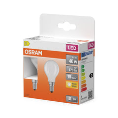 4099854469152 - 2 ks matná LED žárovka E14 4 W STAR CLASSIC teplá bílá OSRAM - Žárovka - LEDVANCE e - shop