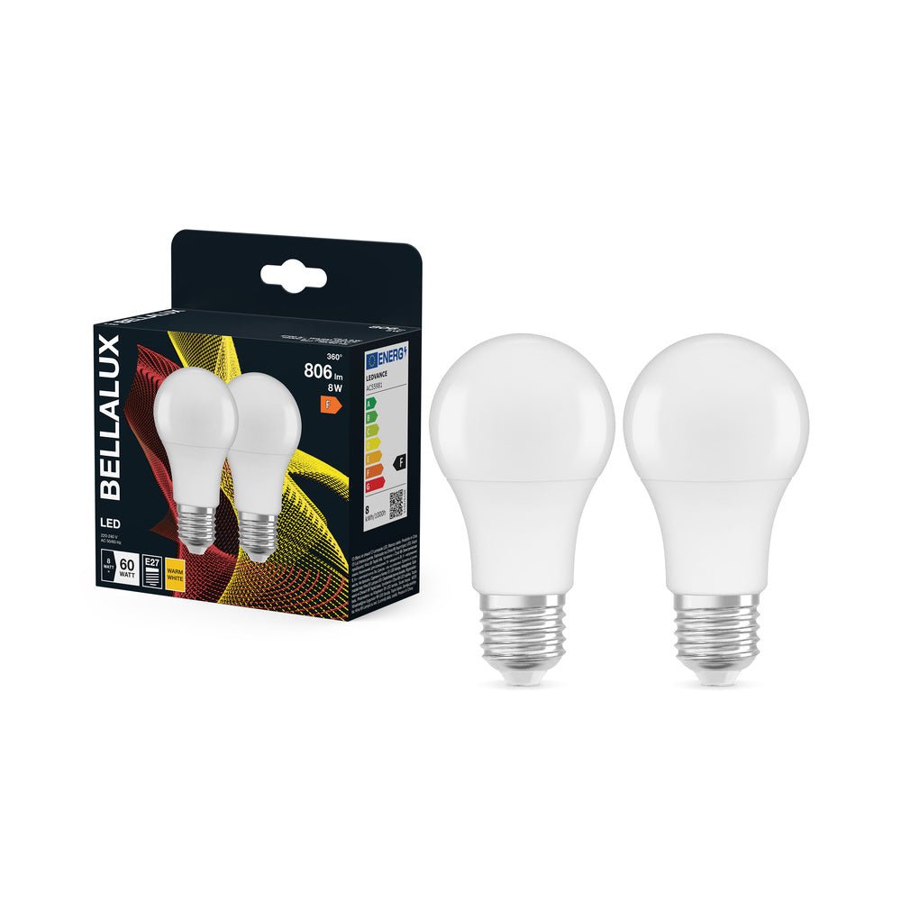 4058075157026 - 2x matná LED žárovka E27 8.5W CLASSIC A, teplá bílá - Žárovka - LEDVANCE e - shop