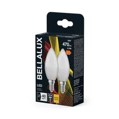4058075157040 - 2x matná LED žárovka svíčková E14 4.9W CLASSIC B, teplá bílá - Žárovka - LEDVANCE e - shop