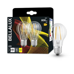 4058075164857 - 2x průhledná LED žárovka E27 7W STAR CLASSIC A, teplá bílá - Žárovka - LEDVANCE e - shop