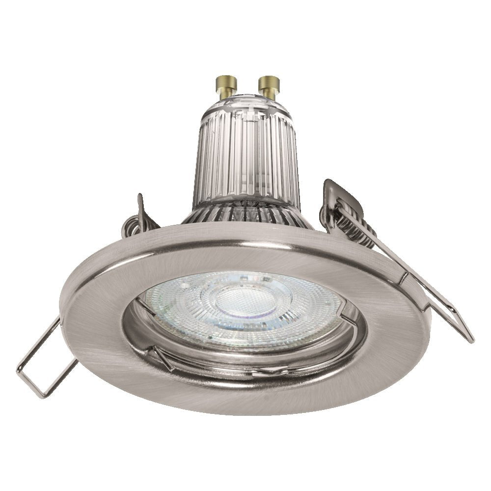4058075611290 - 3 ks elegantní mat nikl LED stropní bodovky GU10 2.6W, 2700K - Podhledové svítidlo - LEDVANCE e - shop