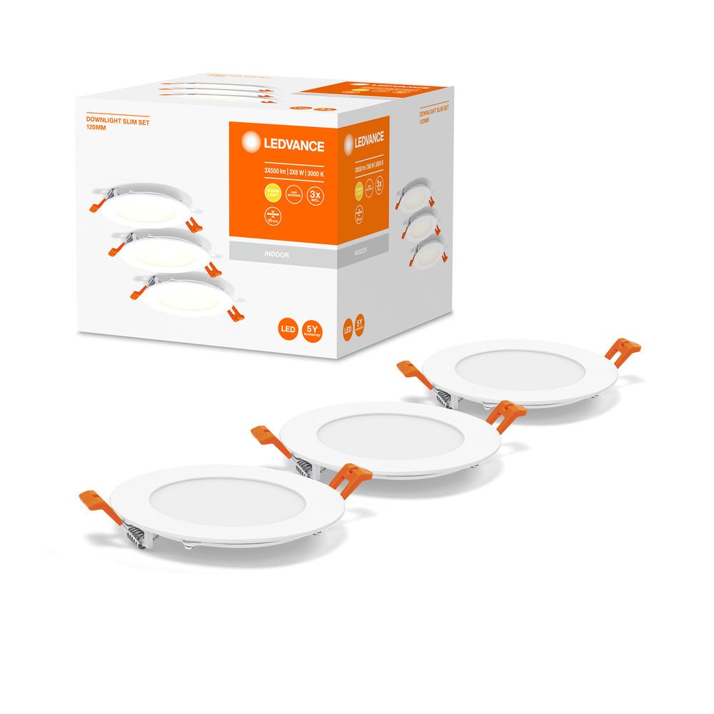 3 ks LED Podhledové svítidlo DOWNLIGHT 120, teplá bílá