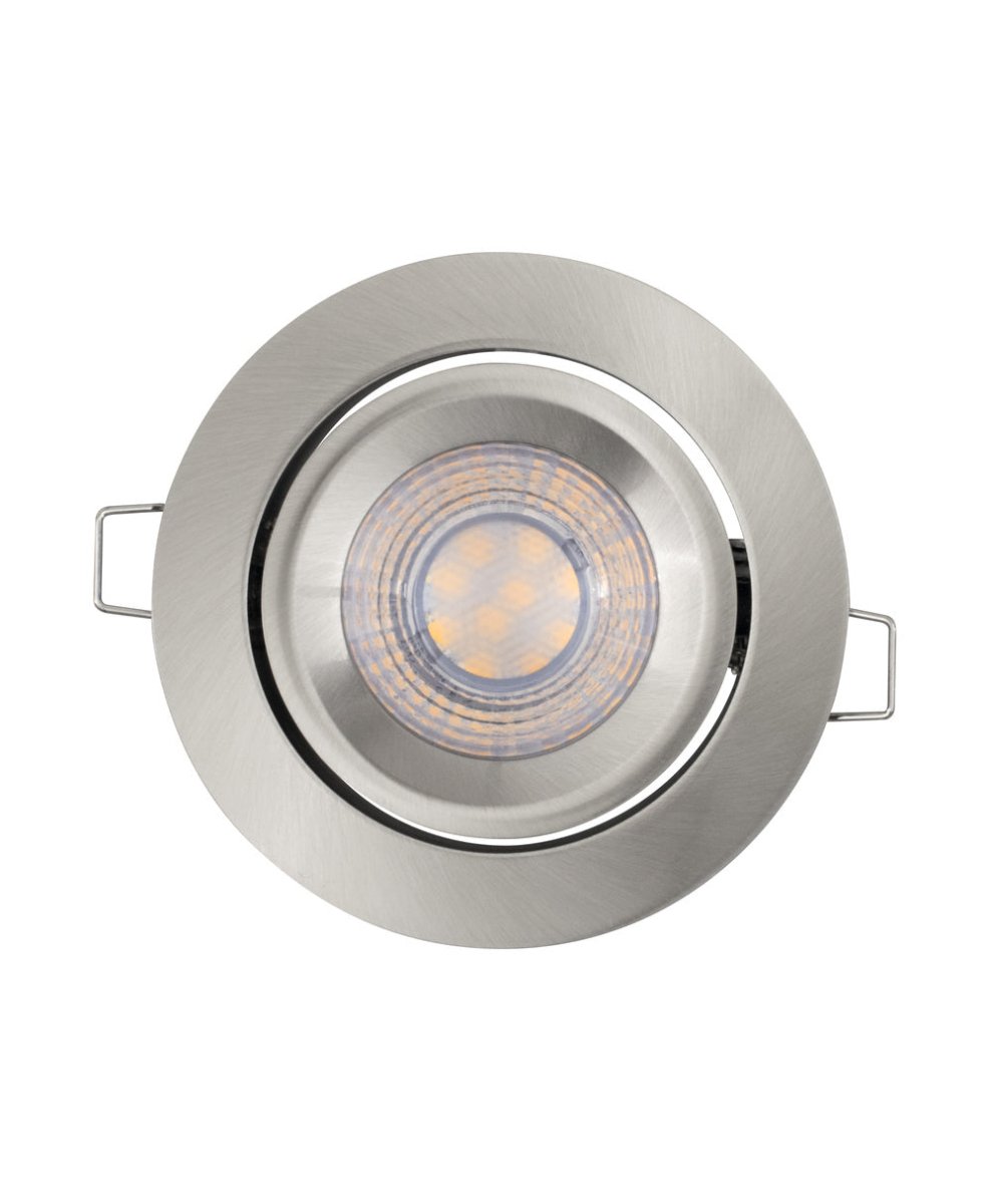 4058075617766 - 3 ks stmívatelné LED stropní bodovky 5W šedé, teplá bíla - Podhledové svítidlo - LEDVANCE e - shop