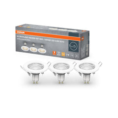 4099854482953 - 3ks elegantní bílé LED stropní bodovkyU10 2.6W, 2700K OSRAM - Podhledové svítidlo - LEDVANCE e - shop