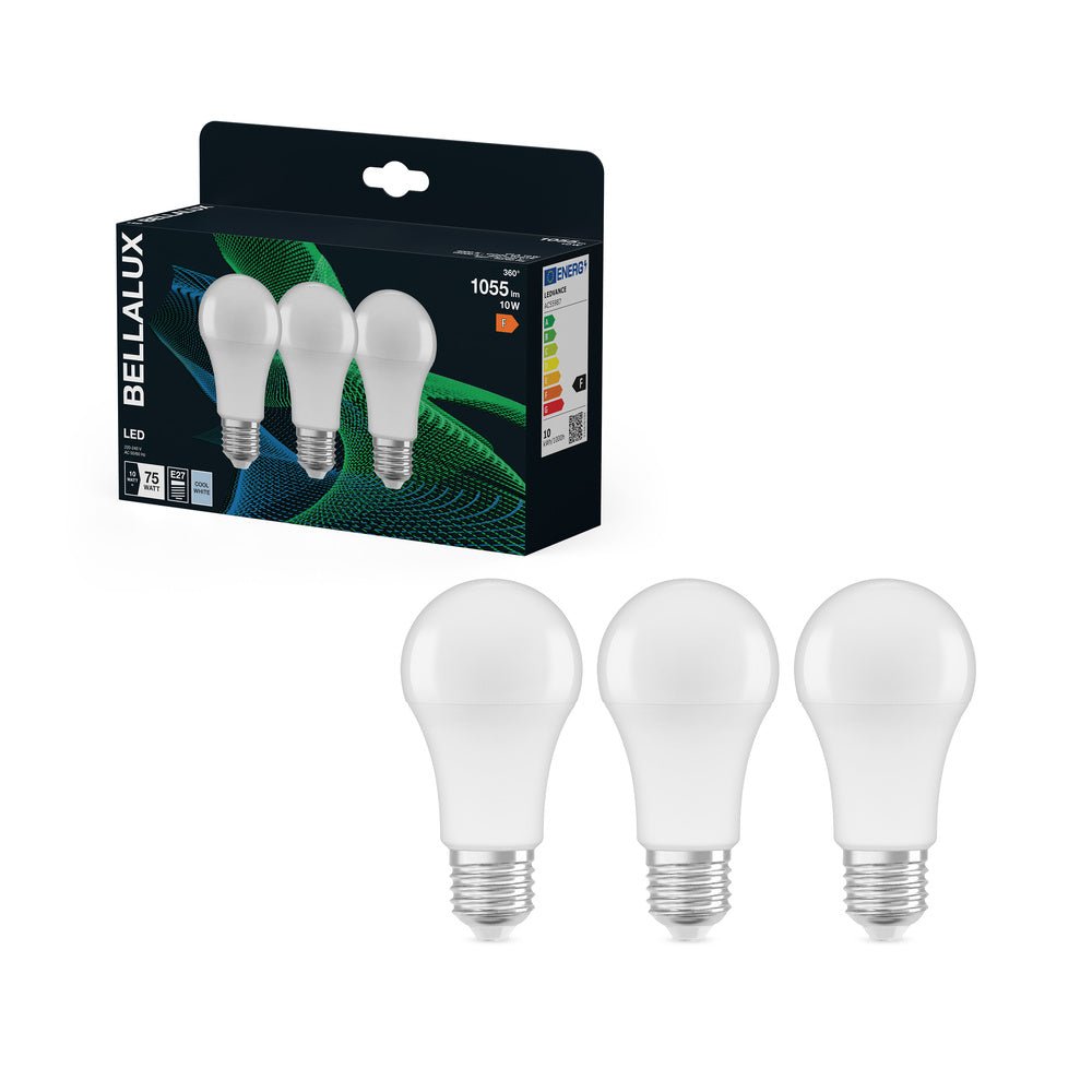 4058075595569 - 3x matná LED žárovka E27 10W CLASSIC A, studená bílá - Žárovka - LEDVANCE e - shop