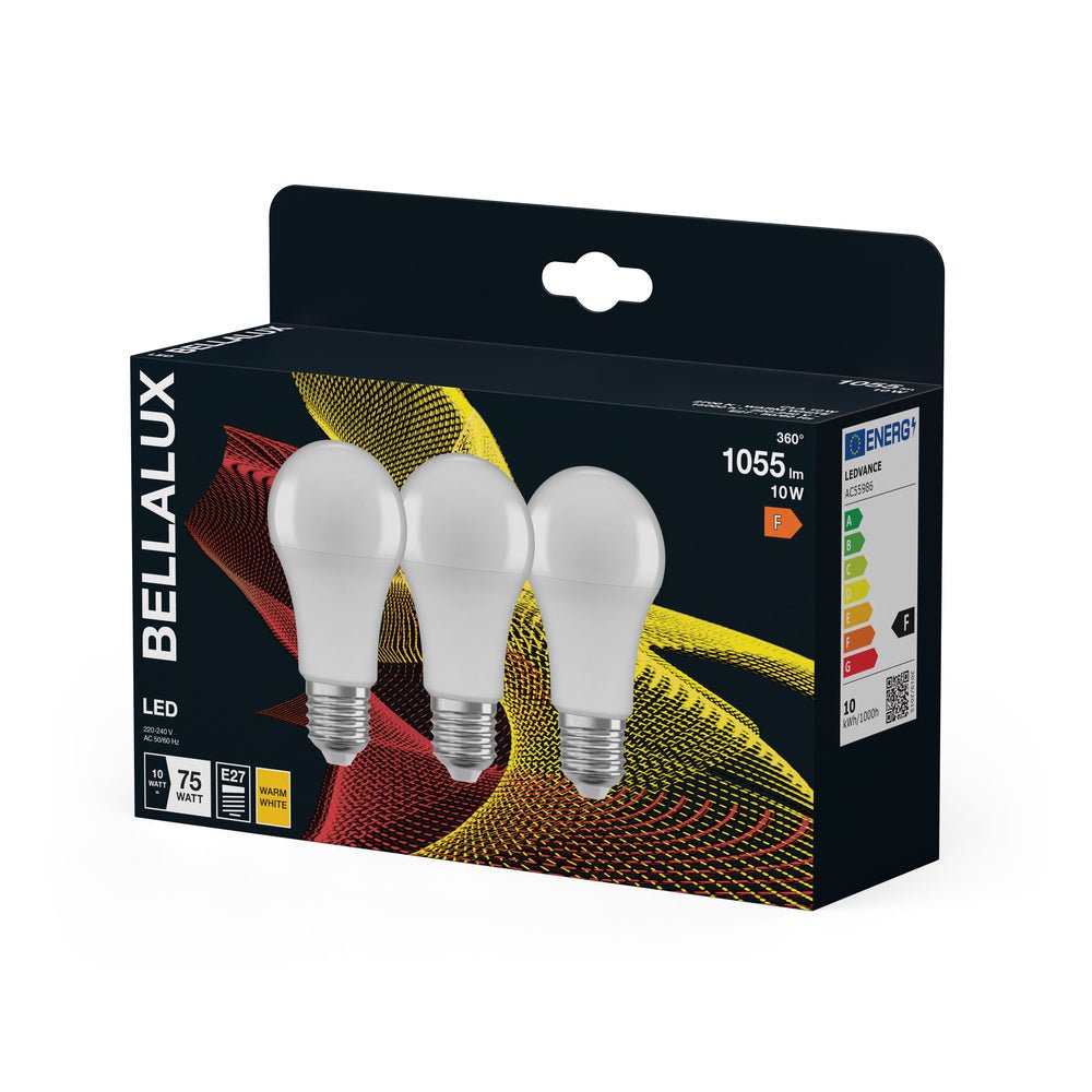 4058075595545 - 3x matná LED žárovka E27 10W CLASSIC A, teplá bílá - Žárovka - LEDVANCE e - shop