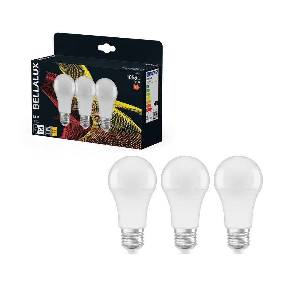 4058075595545 - 3x matná LED žárovka E27 10W CLASSIC A, teplá bílá - Žárovka - LEDVANCE e - shop