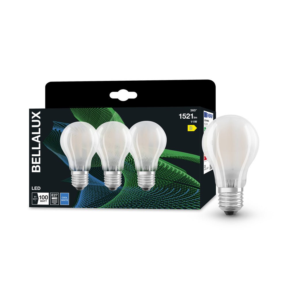 4058075606418 - 3x matná LED žárovka E27 11W CLASSIC A, studená bílá - Žárovka - LEDVANCE e - shop
