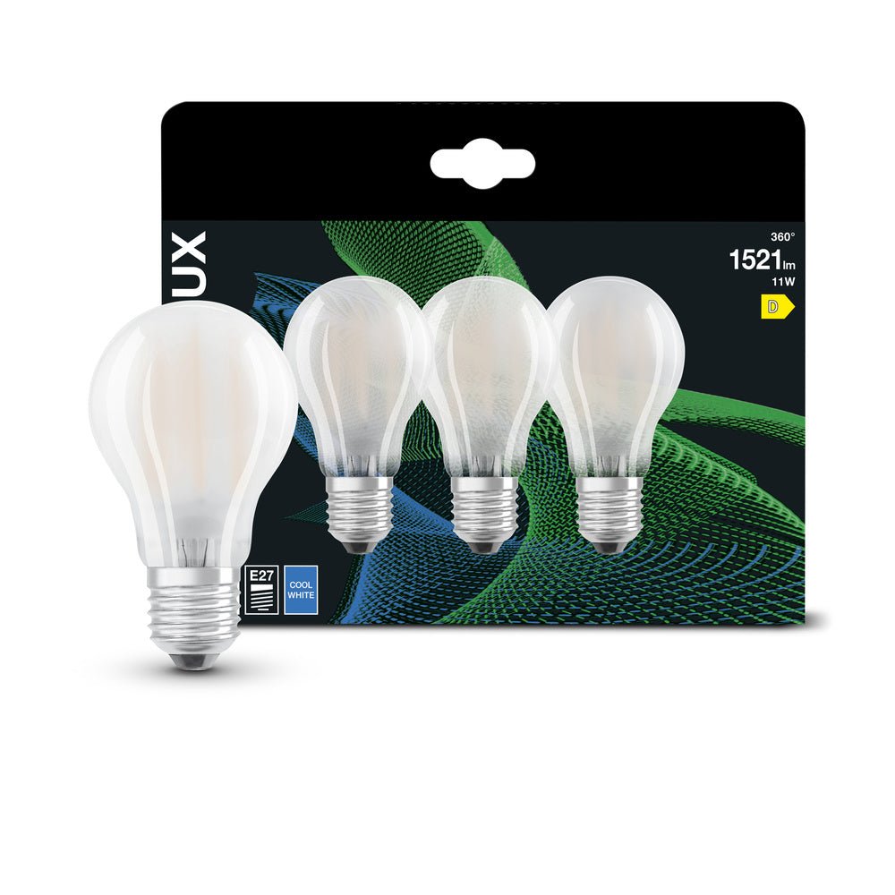 4058075606418 - 3x matná LED žárovka E27 11W CLASSIC A, studená bílá - Žárovka - LEDVANCE e - shop