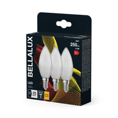 4058075409965 - 3x matná LED žárovka svíčková E14 3.3W CLASSIC B, teplá bílá - Žárovka - LEDVANCE e - shop