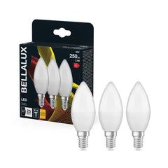4058075409965 - 3x matná LED žárovka svíčková E14 3.3W CLASSIC B, teplá bílá - Žárovka - LEDVANCE e - shop