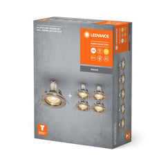4058075711051 - 5x stříbrná bodovka GU10 2.6W SPOTLIGHT, teplá bílá - Žárovka - LEDVANCE e - shop