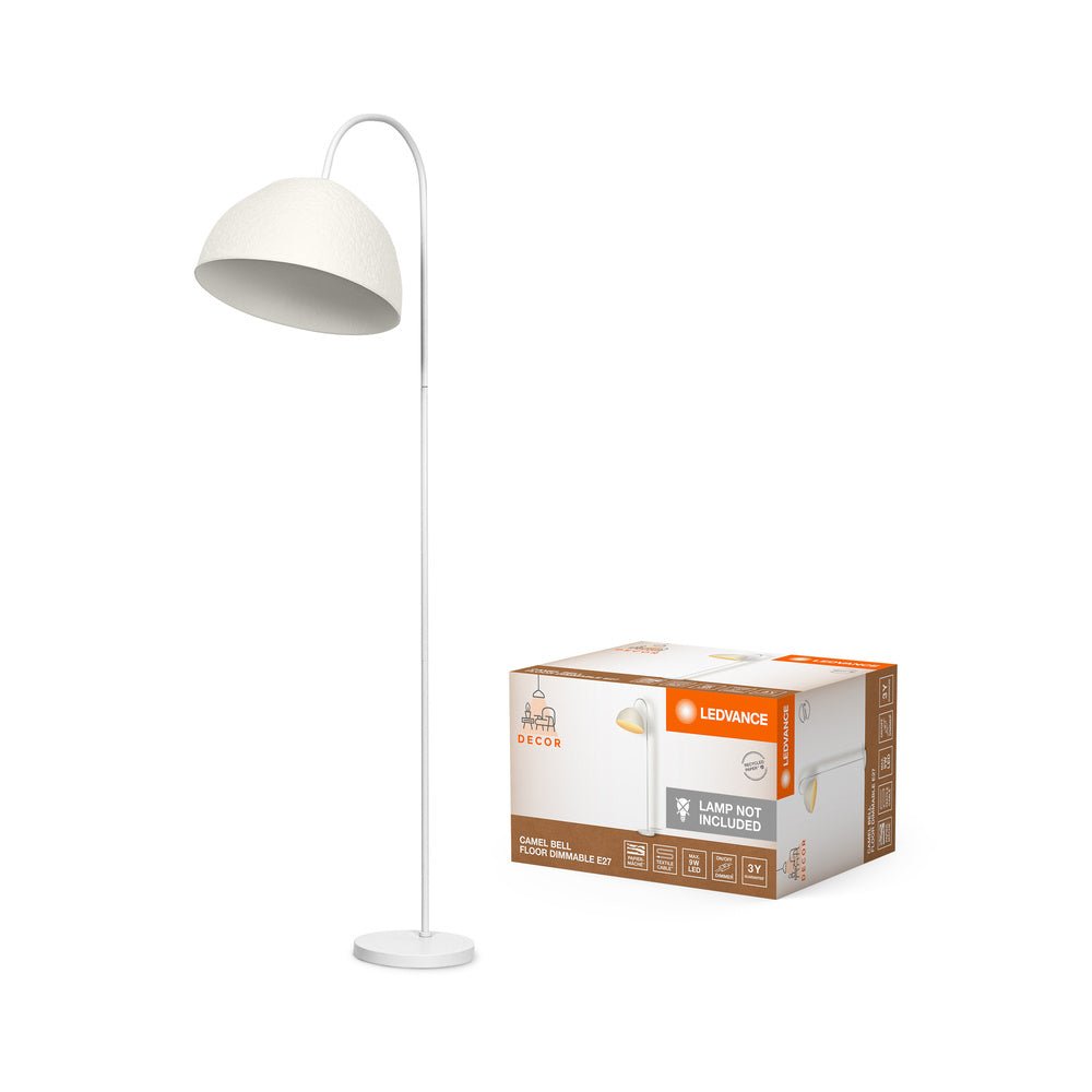 Dekorativní stmívatelná stojací lampa E27 CAMEL BELL
