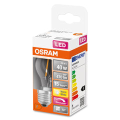 Mini LED stmívatelná žárovka E27 4,8 W CLASSIC P, teplá bílá