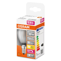 Mini LED matná stmívatelná žárovka E14 4,8 W CLASSIC P, teplá bílá