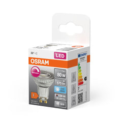 Stmívatelná LED HD bodovka GU10 8,3 W SUPERSTAR, studená bílá