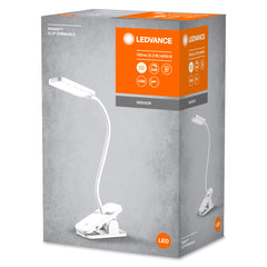 USB stmívatelná LED stolní lampa 5.2 W PANAN CLIP, studená bílá