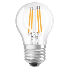 Mini LED průhledná žárovka E27 4 W CLASSIC P, studená denní bílá