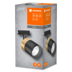 Stropní svítidlo GU10 černé TRACKLIGHT SPOT CYLINDER GOLD