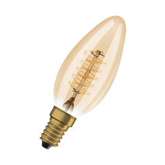 Stmívatelná LED žárovka E14 3,4 W Vintage 1906, teplá bílá