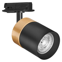 Stropní svítidlo GU10 černé TRACKLIGHT SPOT CYLINDER GOLD