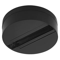 Kruhový konektor kolejnicových systémů ROUND, černý