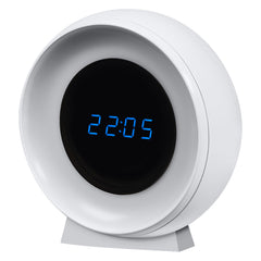 USB LED stolní svítidlo s hodinama NIGHTLUX CLOCK, bílé