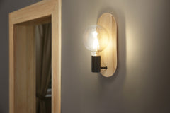 Dekorativní stropní svítidlo Wood E27, 150 mm