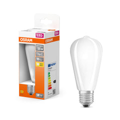 Dekorativní LED matná žárovka E27 6,5 W CLASSIC ST, teplá bílá
