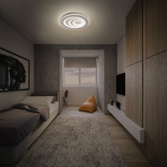 Spirálové LED stropní svítidlo ORBIS 720 x 580, teplá bílá OSRAM