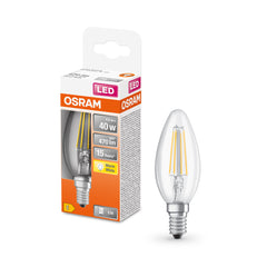 Malá LED svíčková žárovka E14 4 W CLASSIC B, teplá bílá