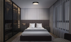 LED stropní svítidlo černé E27 ORBIS PARIS 300 mm OSRAM