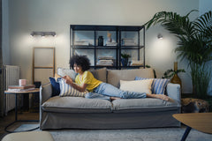 LED stropní svítidlo šedé SPOT PEAR 4.3 W, teplá bílá OSRAM