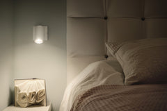 Bílé LED nástěnné svítidloU10 OCTAGON, teplá bílá OSRAM