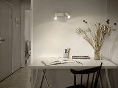 Bílé LED nástěnné svítidlo 2 xU10 OCTAGON, teplá bílá OSRAM