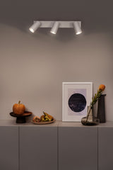 Bílé LED nástěnné svítidlo 3 xU10 OCTAGON, teplá bílá OSRAM