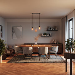 Černé stropní svítidlo E27 max 15 W VINTAGE ROUND OSRAM