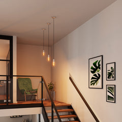 Stříbrné stropní svítidlo E27 max 15 W VINTAGE ROUND OSRAM