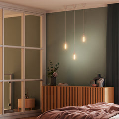 Bílé stropní svítidlo E27 max 15 W VINTAGE BELL OSRAM