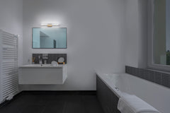 Koupelnové dřevěné nástěnné světlo 400 mm ORBIS, laditelná bílá OSRAM