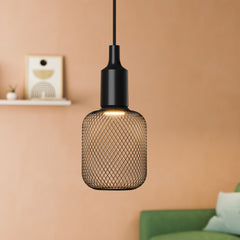 Černé stropní svítidlo E27 max 15 W VINTAGE BELL OSRAM