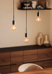 Vintage tmavě šedé závěsné svítidlo E27 PENDULUM NEEDLE OSRAM